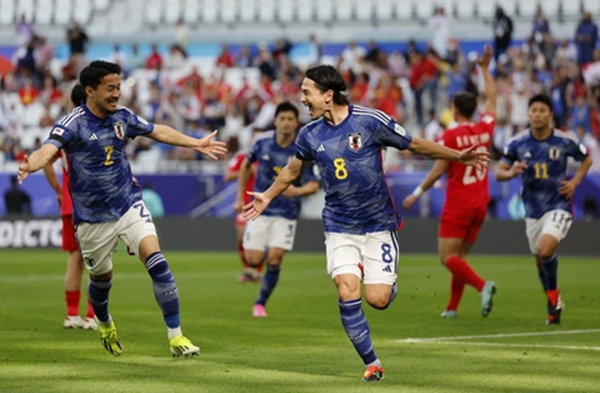 Minamino đã mở tỷ số bằng cách ghi bàn thắng đầu tiên cho Đội tuyển Nhật Bản trong trận đấu gặp Đội tuyển Việt Nam.